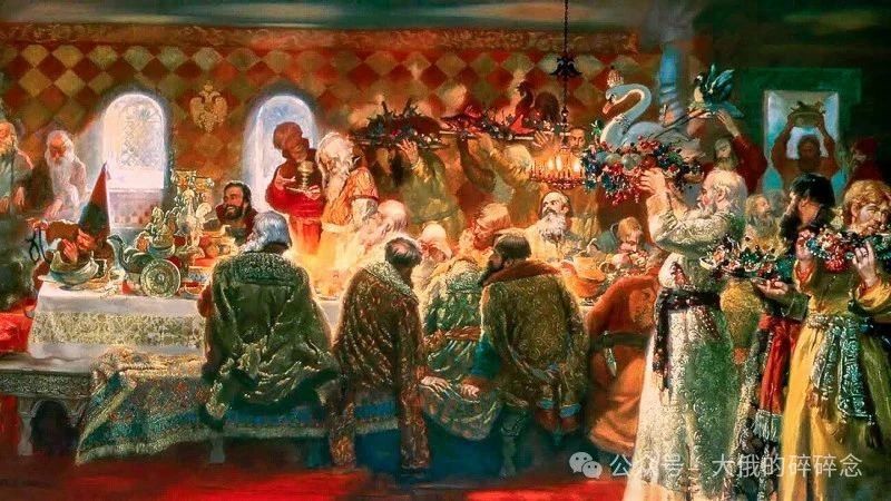 俄罗斯沙皇餐桌奇谭:烤天鹅、独角鲸牙与致命熊肝
